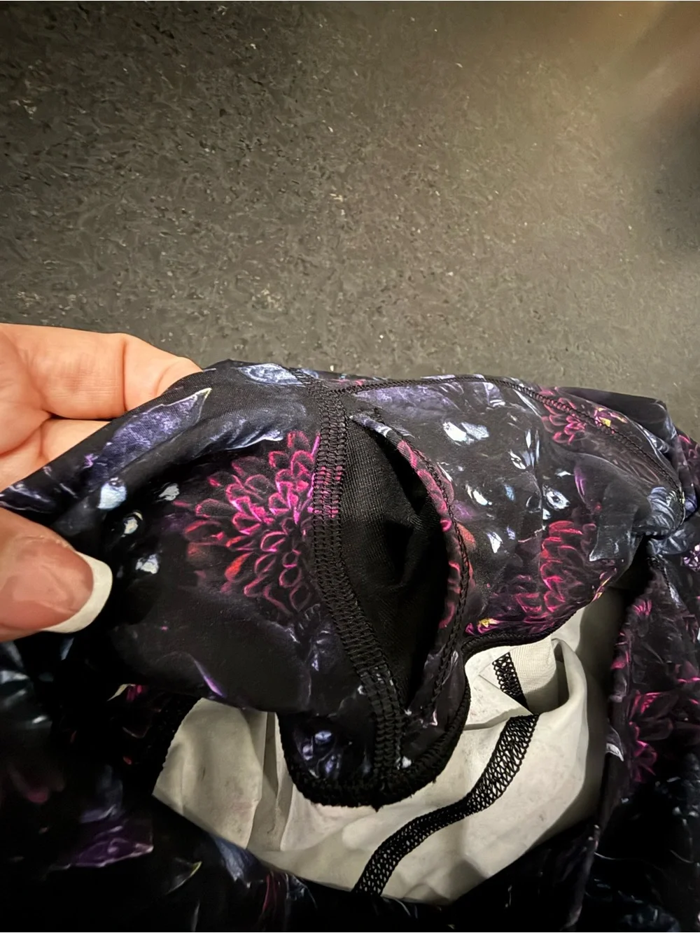 Lululemon Wunder Under High Rise In Bloom Multi Nulux Yoga Workout Gym SZ 10